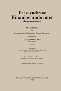 Der asynchrone Einankerumformer (Frequenzumformer)