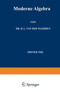 Moderne Algebra