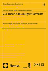 Zur Theorie des Bürgerstrafrechts