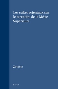 cultes orientaux sur le territoire de la Mesie Superieure
