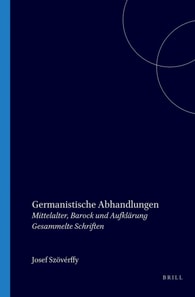 Germanistische Abhandlungen