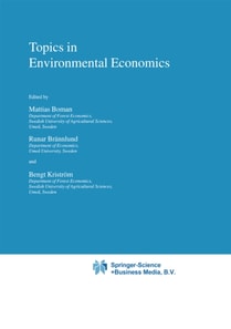 Topics in Environmental Economics
