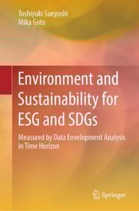 Environment and Sustainability for ESG and SDGs