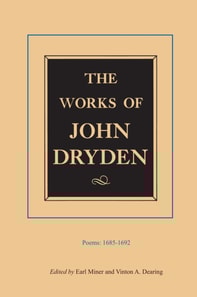Works of John Dryden, Volume III