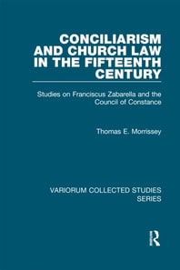 Conciliarism and Church Law in the Fifteenth Century