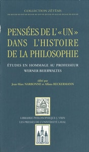 Pensées de l'un dans l'histoire philosop