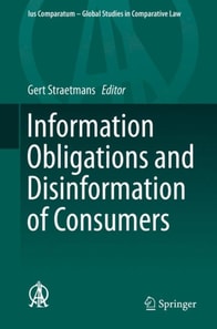 Information Obligations and Disinformation of Consumers