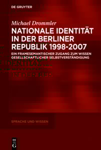 Nationale Identität in der Berliner Republik 1998–2007