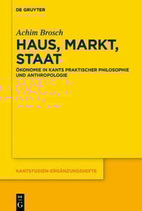 Haus, Markt, Staat
