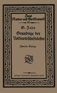 Grundzüge der Volkswirtschaftslehre