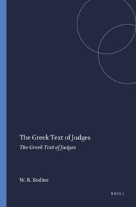 Greek Text of Judges
