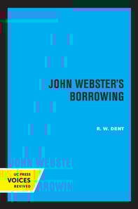 John Webster's Borrowing