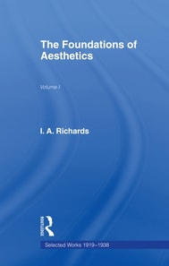 Foundations Aesthetics V 1