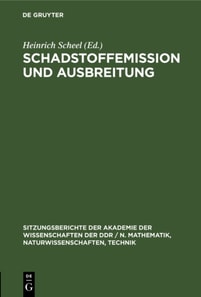 Schadstoffemission und Ausbreitung