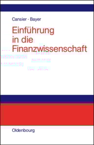 Einführung in die Finanzwissenschaft