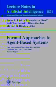 Formal Approaches to Agent-Based Systems