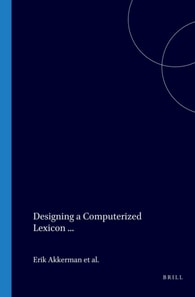 Designing a Computerized Lexicon for Linguistic Purposes