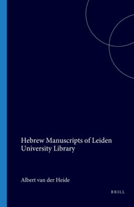 Hebrew Manuscripts of Leiden University Library
