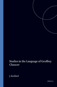 Studies in the Language of Geoffrey Chaucer