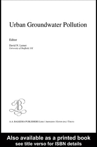 Urban Groundwater Pollution