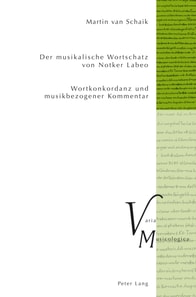 Der musikalische Wortschatz von Notker Labeo