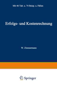 Erfolgs- und Kostenrechnung
