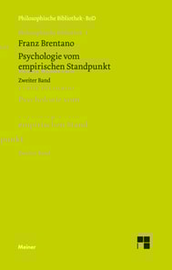 Psychologie vom empirischen Standpunkt. Zweiter Band