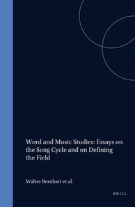 Essays on the Song Cycle and on Defining the Field
