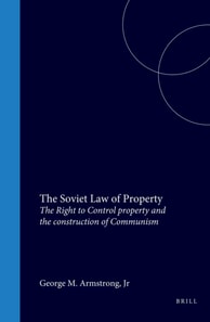 Soviet Law of Property