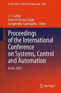 Proceedings of the International Conference on Systems, Control and Automation