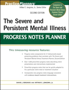 Severe and Persistent Mental Illness Progress Notes Planner