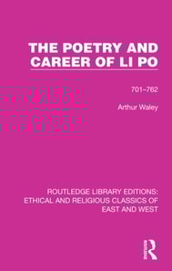Poetry and Career of Li Po