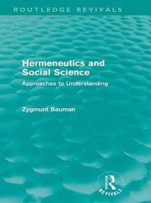 Hermeneutics and Social Science (Routledge Revivals)