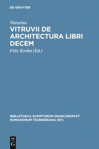 Vitruvii de architectura libri decem
