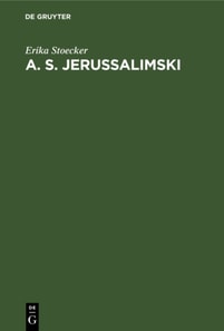 A. S. Jerussalimski