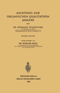 Anleitung zur organischen qualitativen Analyse