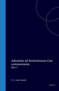 Adnotatio ad Institutionum Gaii commentarios