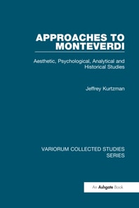 Approaches to Monteverdi