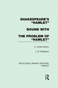 Shakespeare's &quote;Hamlet&quote; bound with The Problem of Hamlet