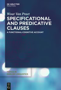 Specificational and Predicative Clauses