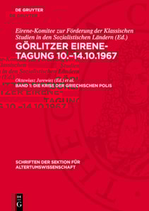 Die Krise der griechischen Polis