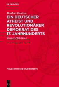 Ein deutscher Atheist und revolutionärer Demokrat des 17. Jahrhunderts