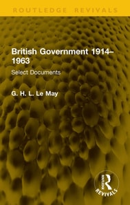 British Government 1914-1963
