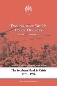 Southern Flank in Crisis, 1973-1976