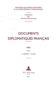 Documents diplomatiques français
