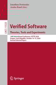 Verified Software. Theories, Tools and Experiments