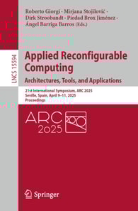 Applied Reconfigurable Computing. Architectures, Tools, and Applications