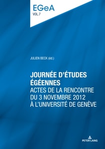 Journee d'etudes egeennes