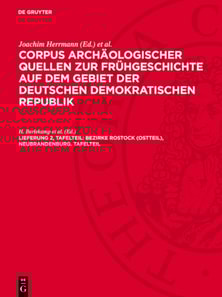 Bezirke Rostock (Ostteil), Neubrandenburg. Tafelteil