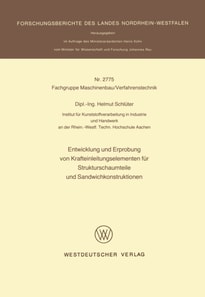 Entwicklung und Erprobung von Krafteinleitungselementen für Strukturschaumteile und Sandwichkonstruktionen